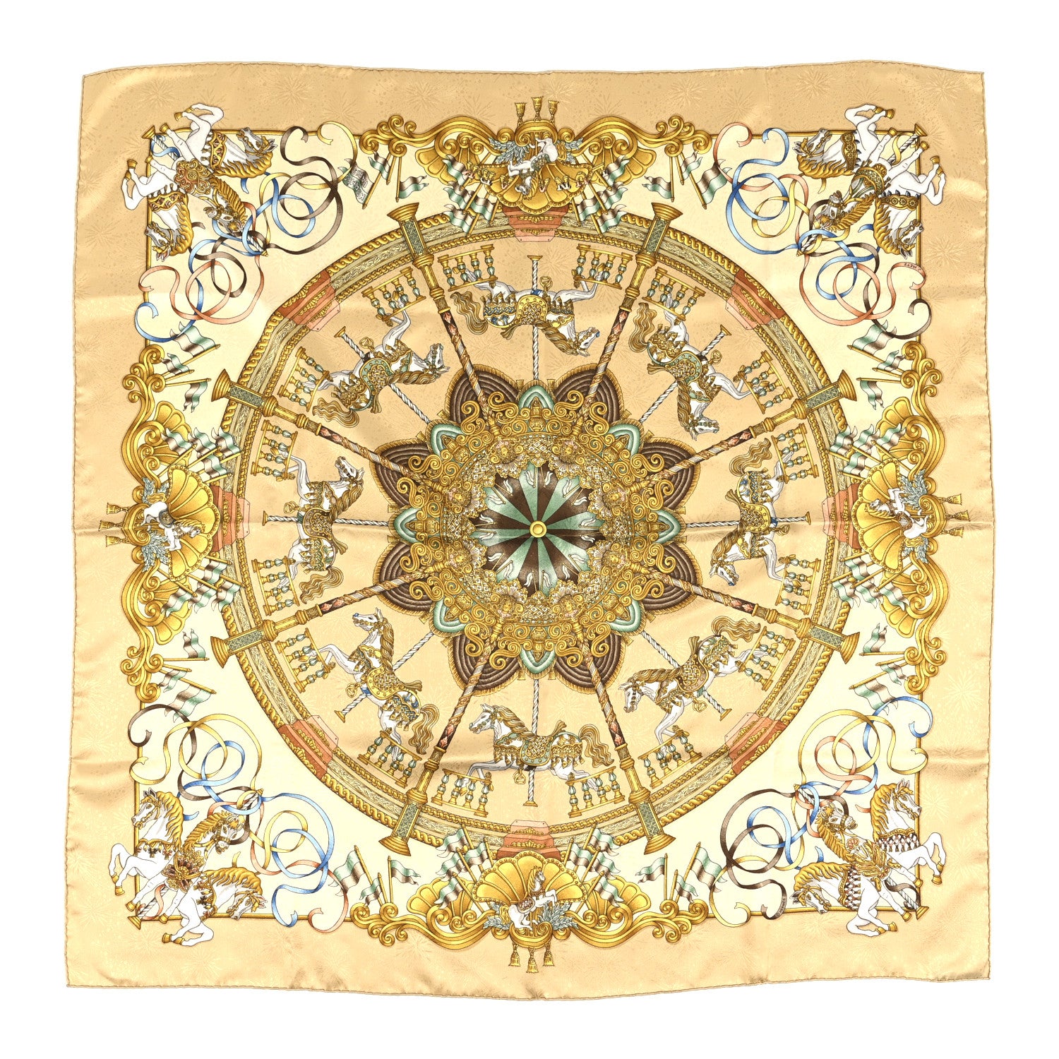 Hermes Silk Luna Park Scarf 90 1 of 4