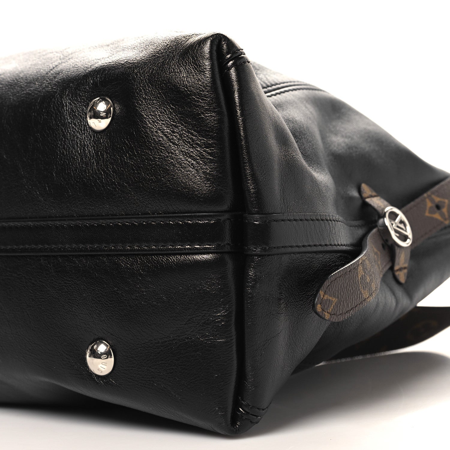 Louis Vuitton Lambskin CarryAll Vibe MM Black 10 of 10