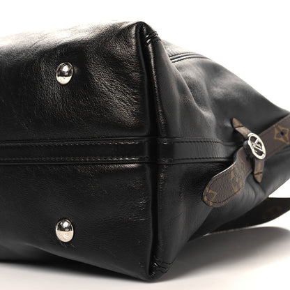 Louis Vuitton Lambskin CarryAll Vibe MM Black 10 of 10