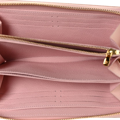 Louis Vuitton Empreinte Monogram Giant Broderies Zippy Wallet Pink Creme 5 of 9