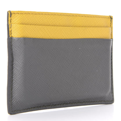 Prada Saffiano Card Holder Marmo Girasole 3 of 8