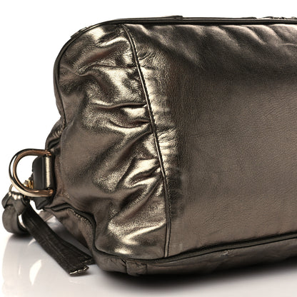 Gucci Metallic Calfskin Medium Hysteria Top Handle Bag Gold 9 of 11