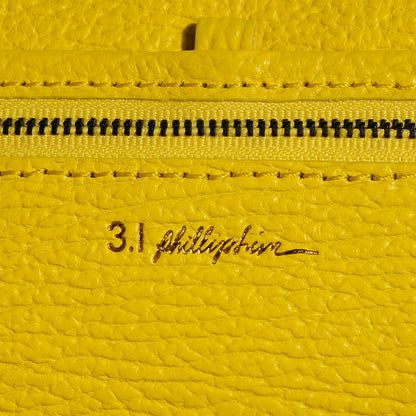 3.1 Phillip Lim 3.1 Textured Calfskin Medium Pashli Satchel Electric Yellow 6 of 11