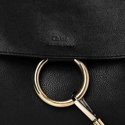 Chloe Calfskin Medium Faye Day Shoulder Bag Black 7 of 14