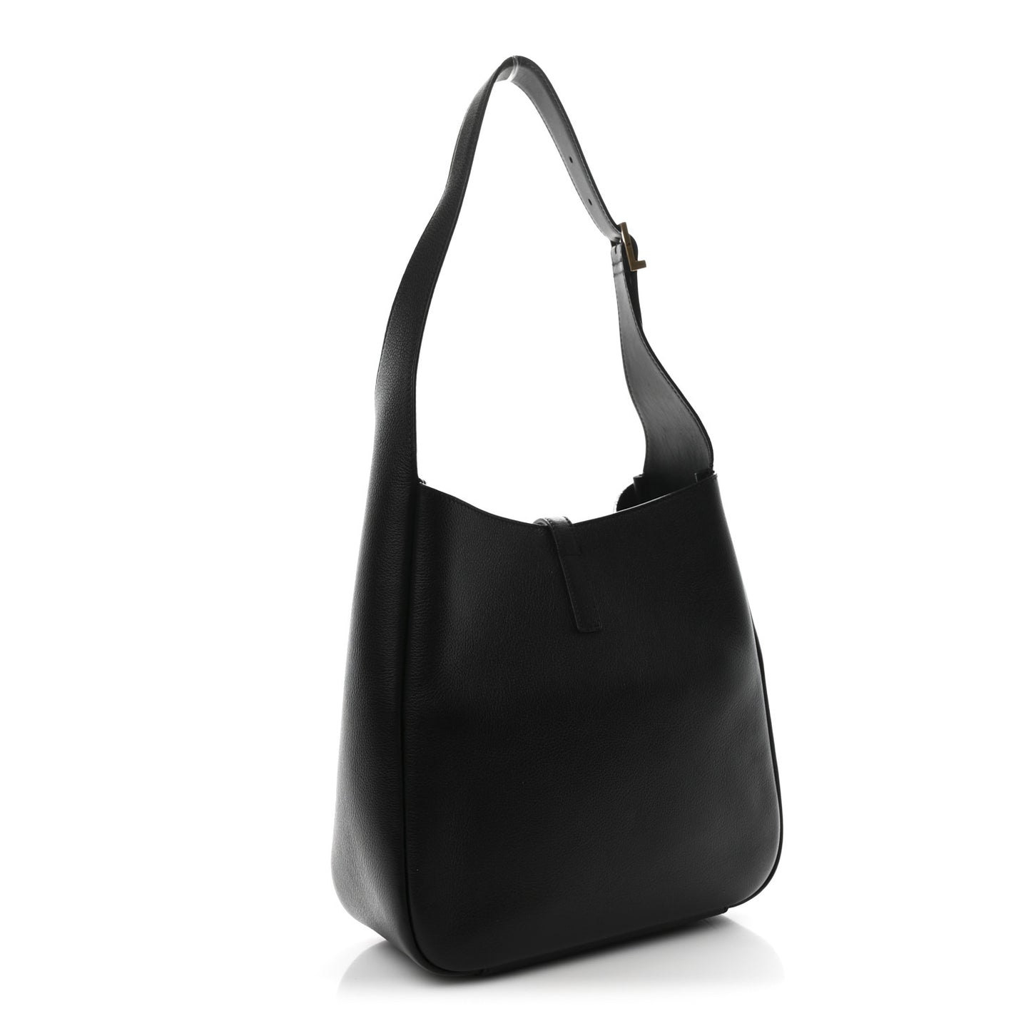 Smooth Calfskin Small Le 5 A 7 Soft Hobo Black Black