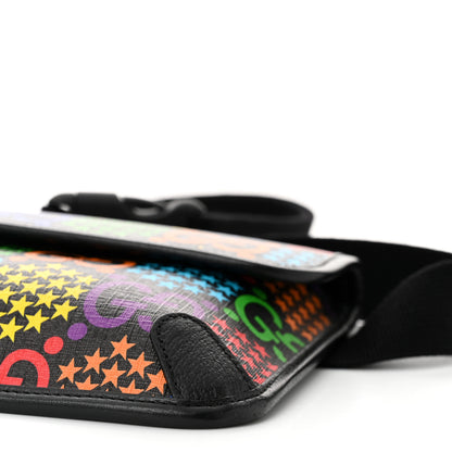 Gucci GG Supreme Monogram Psychedelic Slim Belt Bag Black 10 of 10