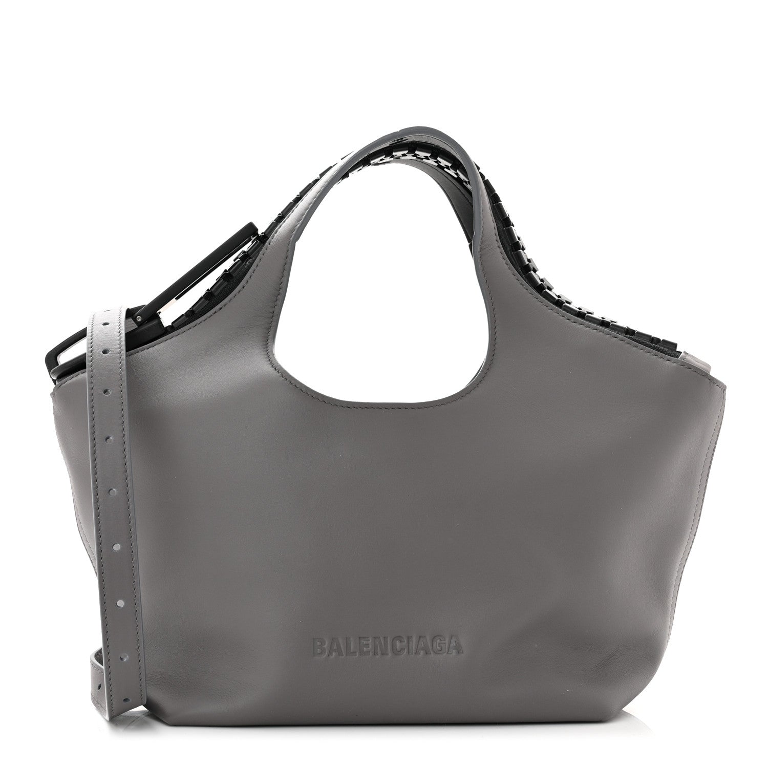 Balenciaga Calfskin Megazip Tote Grey 1 of 10