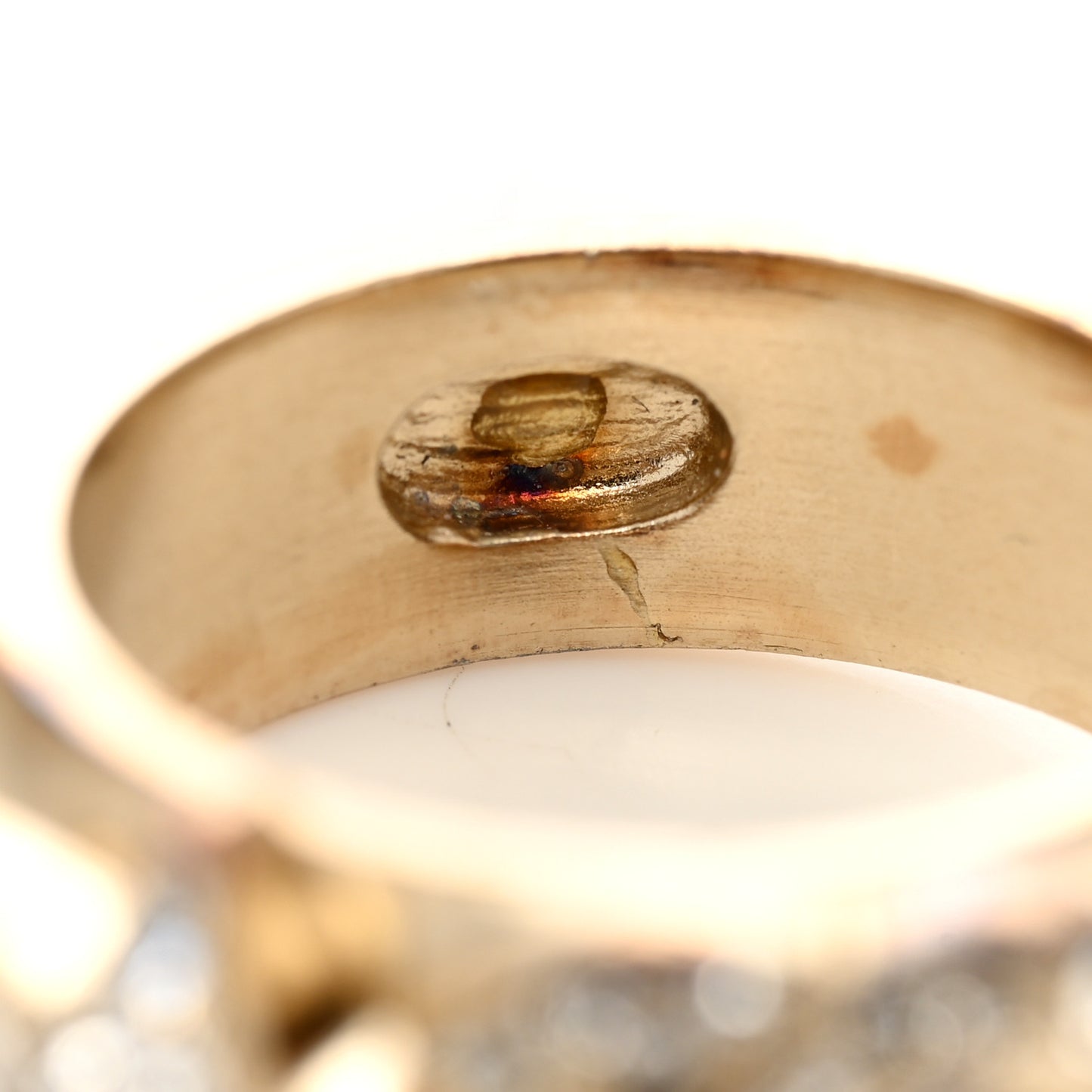 Crystal CC Star Moon Ring 50 5.25 Gold