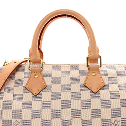 Louis Vuitton Damier Azur Speedy Bandouliere 25 5 of 11