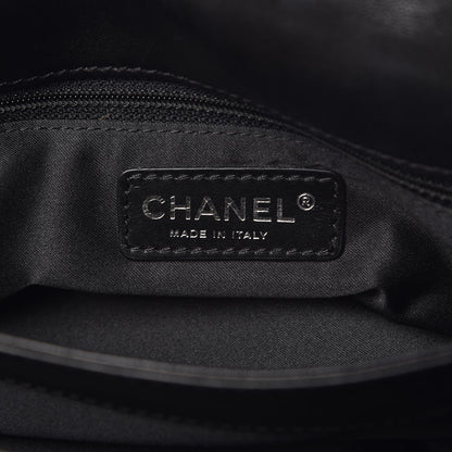 Chanel Lambskin Quilted 3 Accordion Flap Bag Black 6 of 15