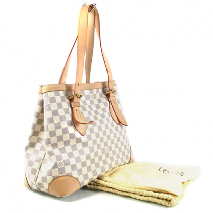 Louis Vuitton Damier Azur Hampstead MM 3 of 13