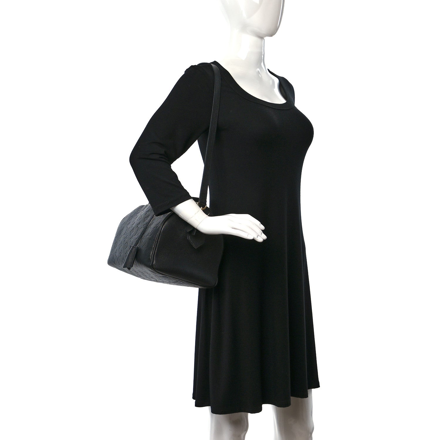 Louis Vuitton Empreinte Speedy Bandouliere 30 NM Black 2 of 12
