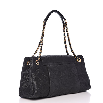 Chanel Iridescent Calfskin Medium Chic Quilt Flap Black 3 of 10