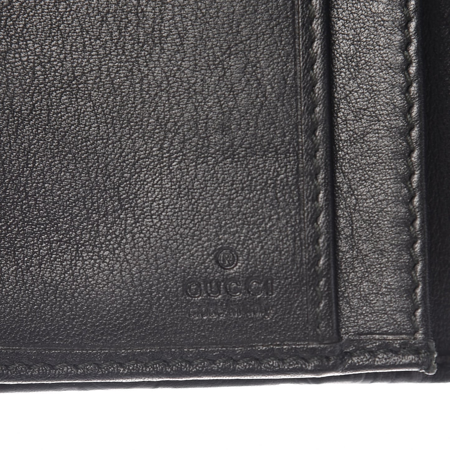 Guccissima Ladies Web Long Wallet Black