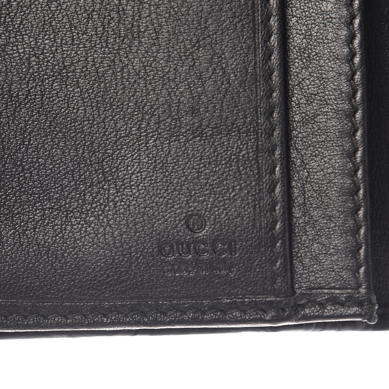 Gucci Guccissima Ladies Web Long Wallet Black 6 of 10