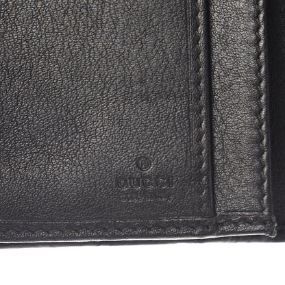 Gucci Guccissima Ladies Web Long Wallet Black 6 of 10