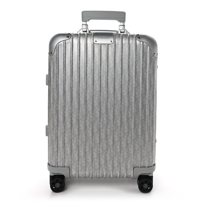 Christian Dior X RIMOWA Aluminum Gradient Cabin Luggage Silver 1 of 9