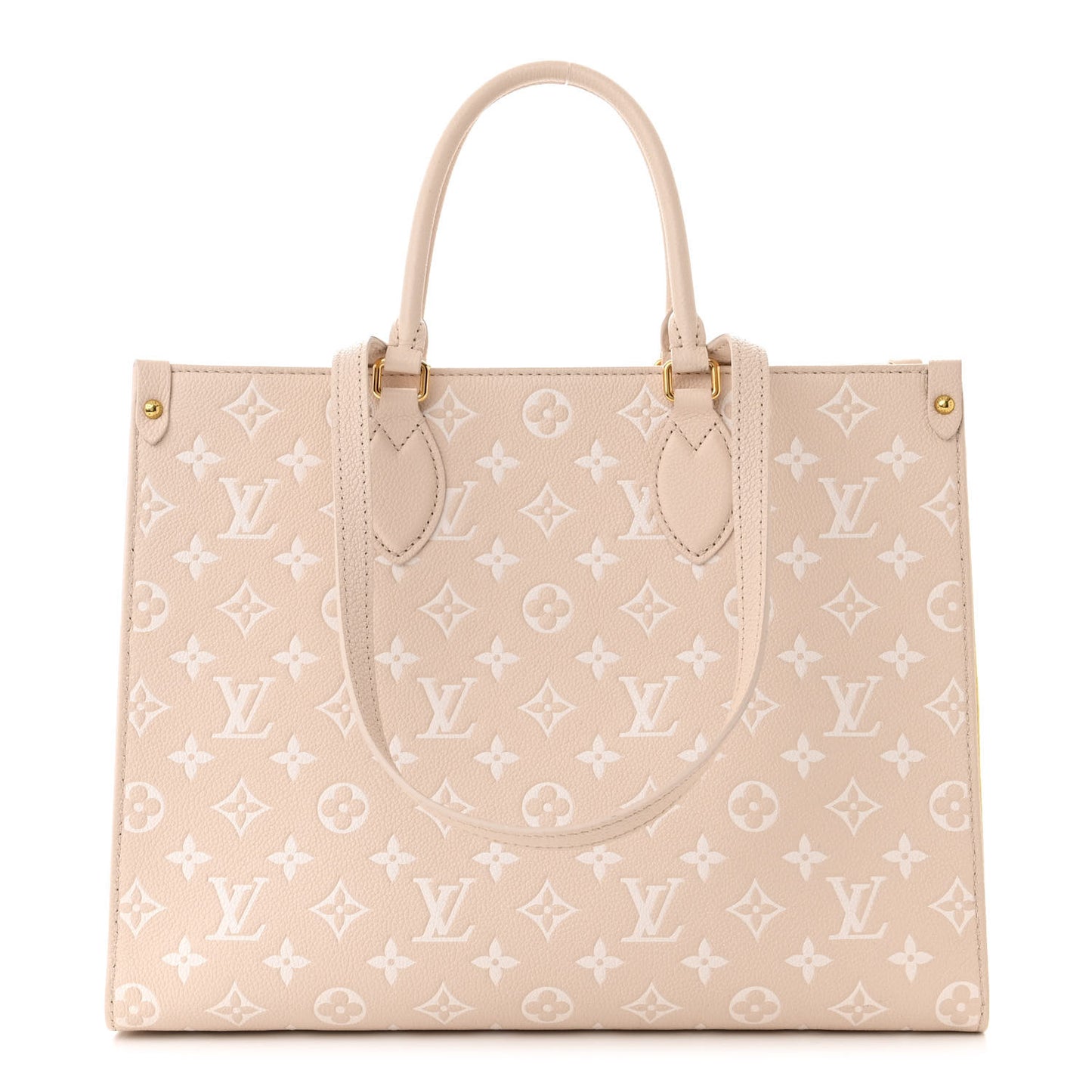 Empreinte Monogram Spring In The City Onthego MM Beige Pink Yellow