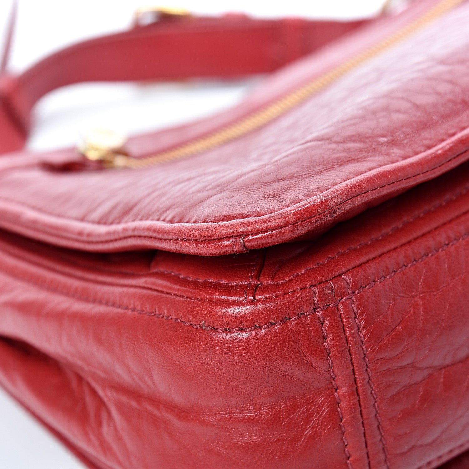 Miu Miu Nappa Padded Shoulder Bag Rubino 11 of 20