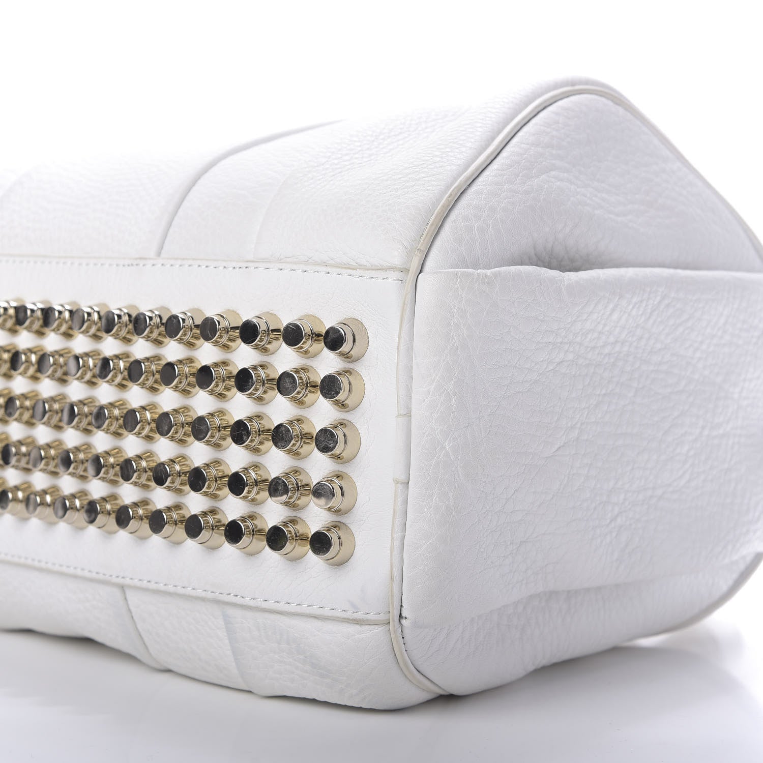 Alexander Wang Pebbled Lambskin Rocco White Gold Hardware 7 of 10