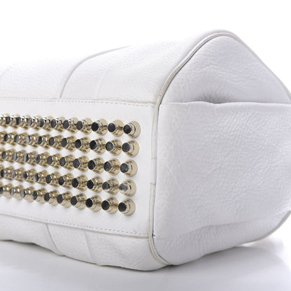 Alexander Wang Pebbled Lambskin Rocco White Gold Hardware 7 of 10