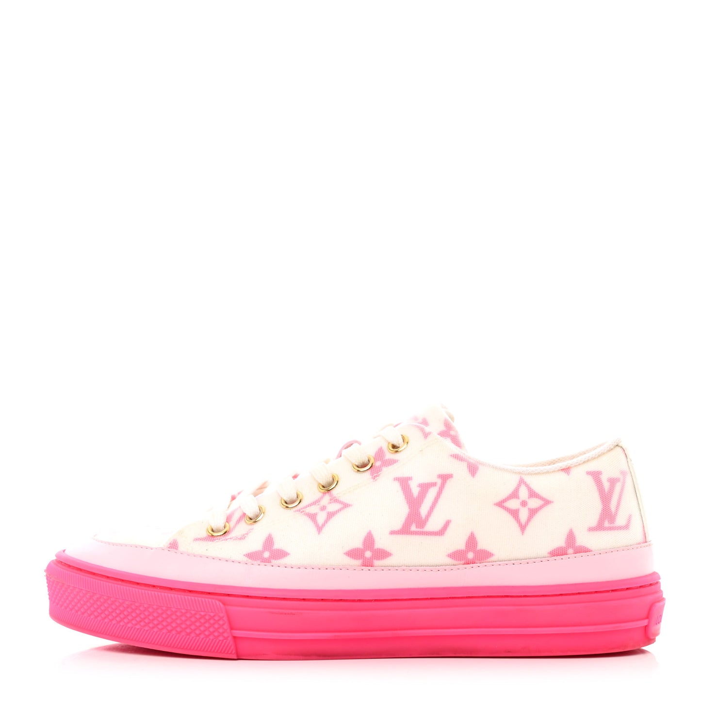 Technical Fabric Monogram Stellar Sneakers 35.5 Rose Pop