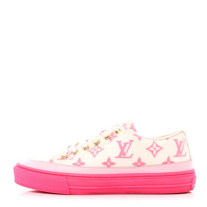 Louis Vuitton Technical Fabric Monogram Stellar Sneakers 35.5 Rose Pop 1 of 17