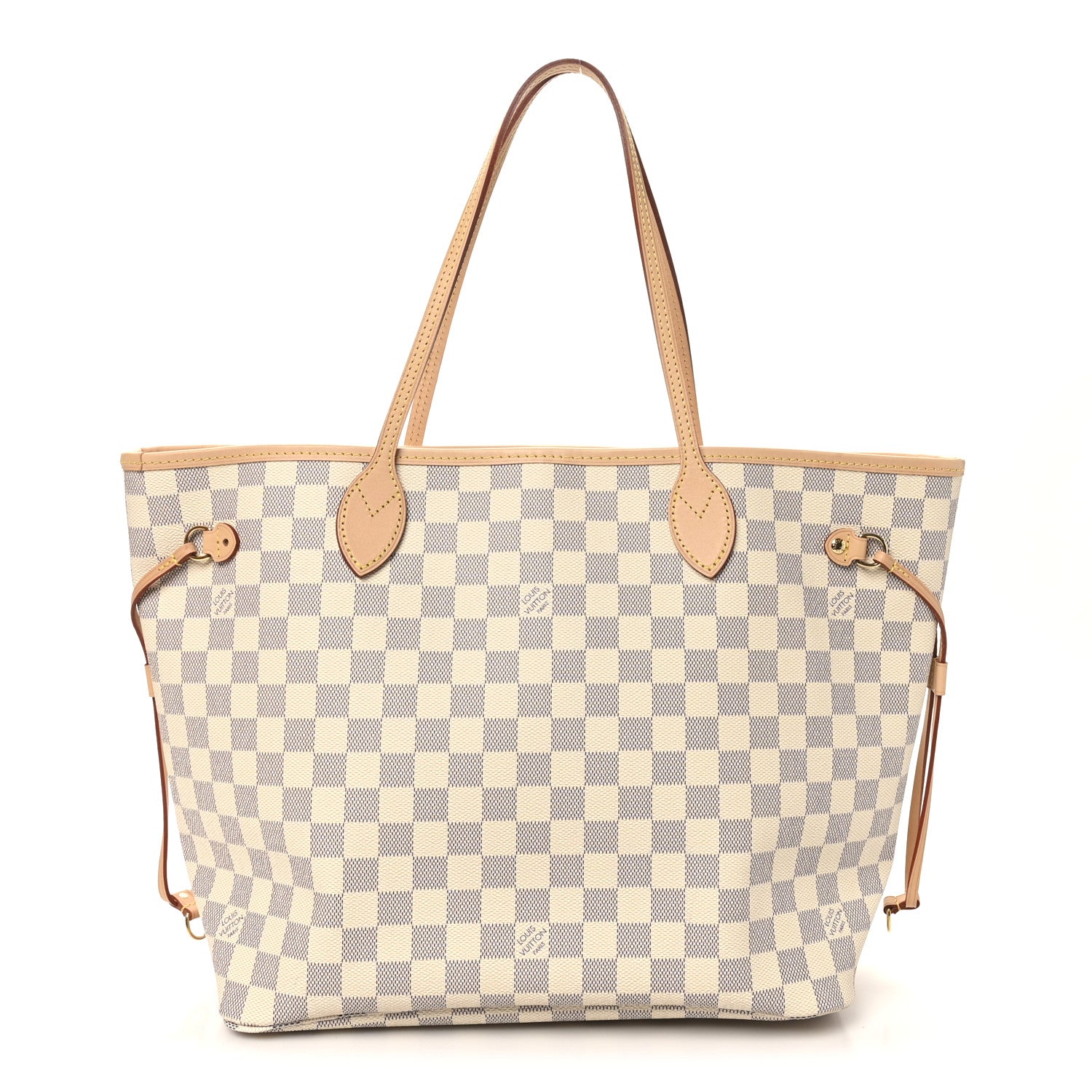 Louis Vuitton Damier Azur Neo Neverfull MM Rose Ballerine 1 of 11