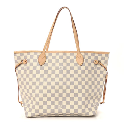 Louis Vuitton Damier Azur Neo Neverfull MM Rose Ballerine 1 of 11