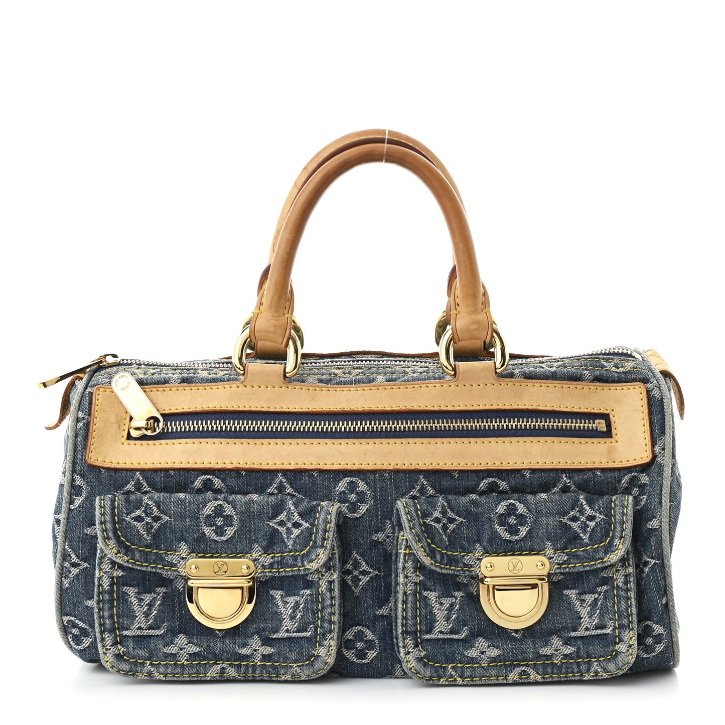 Monogram Denim Neo Speedy Blue
