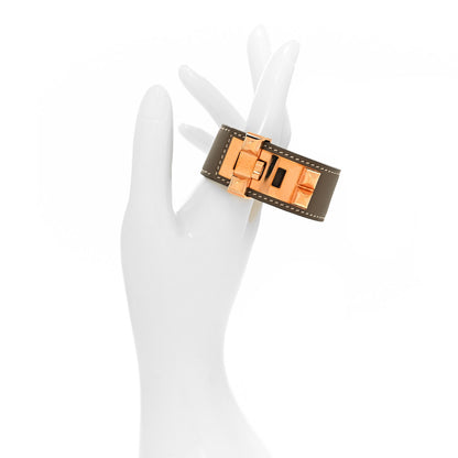 Hermes Swift Collier de Chien CDC 24 Bracelet Etoupe 2 of 5