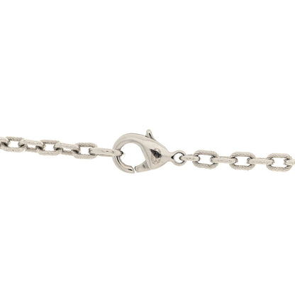 Chanel Pearl Baguette Crystal CC Long Necklace Silver 3 of 4