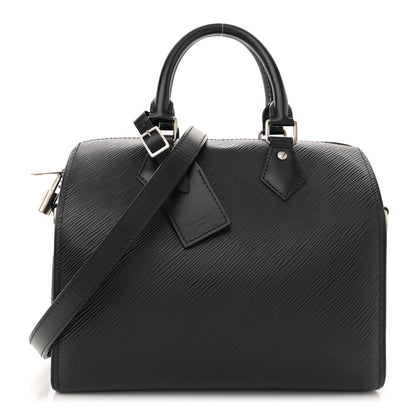Louis Vuitton Epi Speedy Bandouliere 25 Black 1 of 11