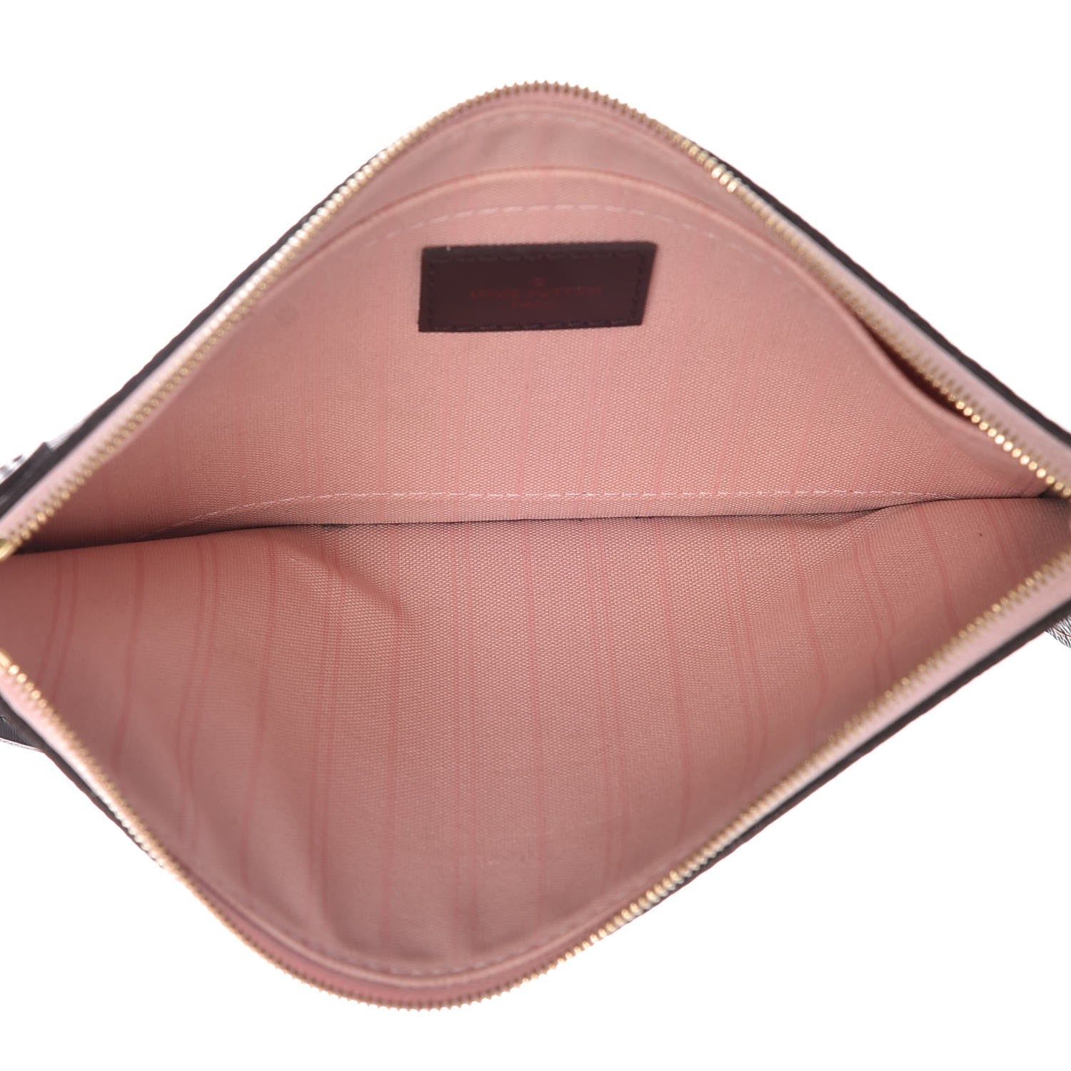 Louis Vuitton Damier Ebene Neverfull MM GM Pochette Rose Ballerine 5 of 10