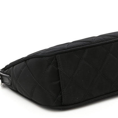 Prada Nylon Tessuto Impuntu Quilted Crossbody Bag Black 8 of 9