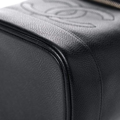 Chanel Caviar Vanity Cosmetic Case Black 9 of 18