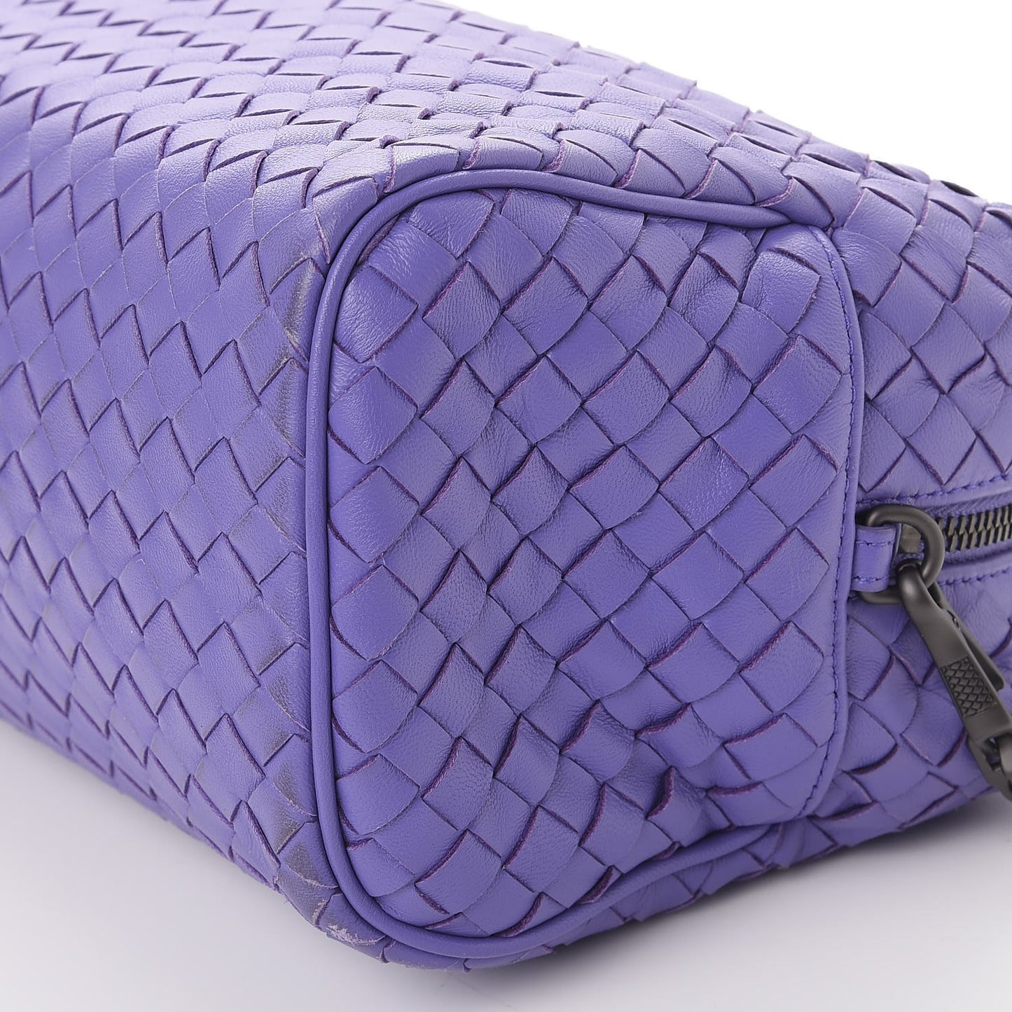 Nappa Intrecciato Mini Boston Lavender