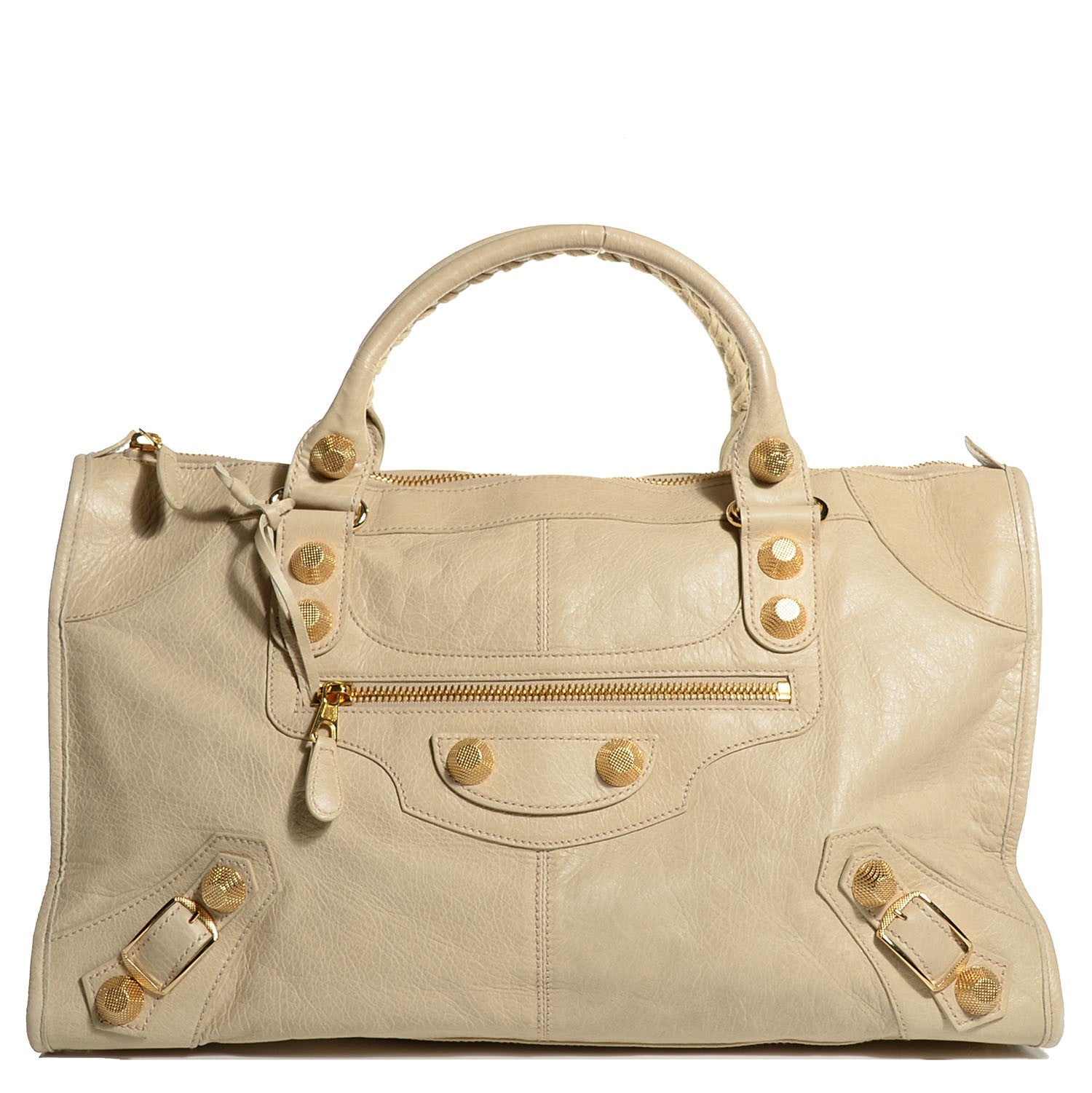 Balenciaga Agneau Giant 21 Gold Hardware Work Praline 1 of 12