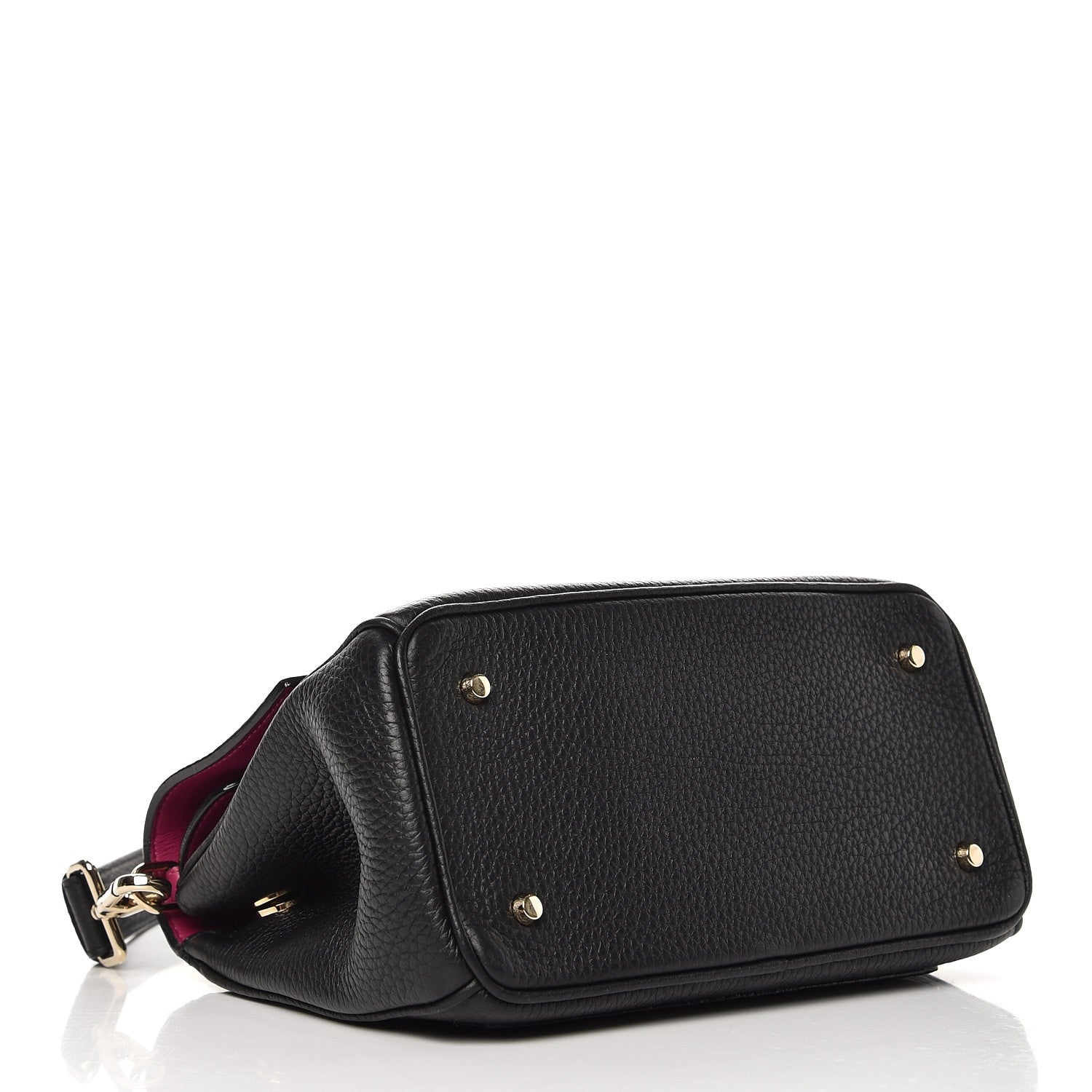 Christian Dior Bullcalf Mini Be Dior Flap Black Fraise 4 of 8