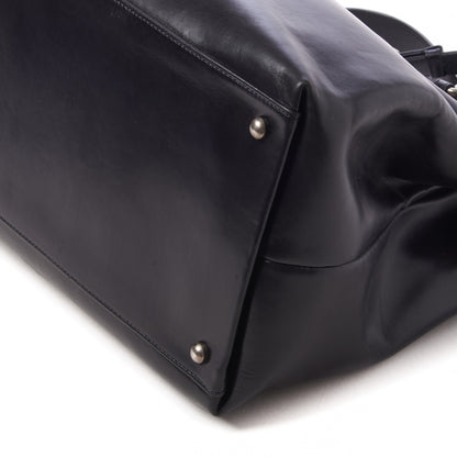 Chanel Glazed Calfskin Boy Tote Black 5 of 10