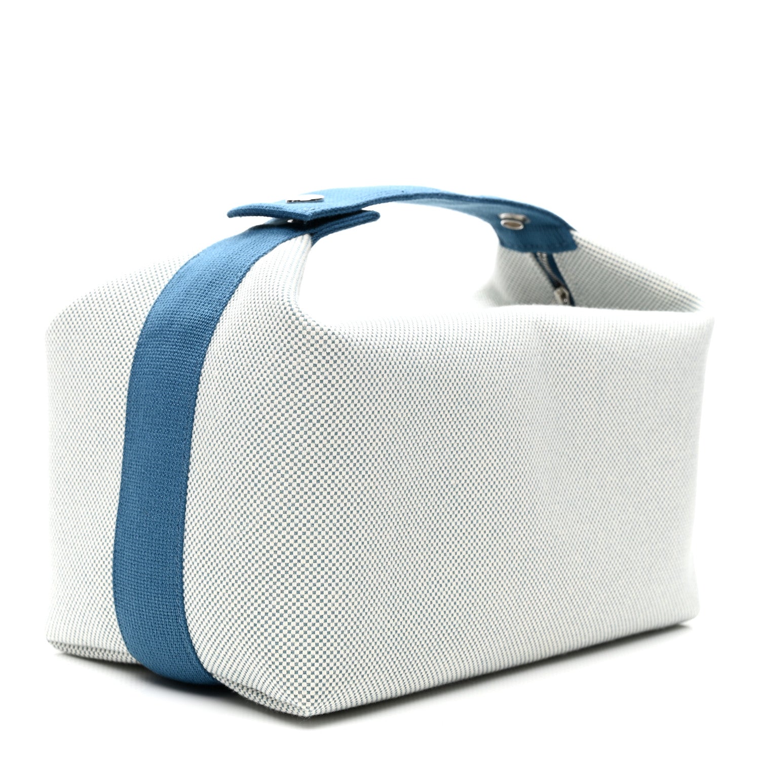 Hermes Canvas Large Bride-A-Brac Cabriole Case Bleu Nattier 3 of 7