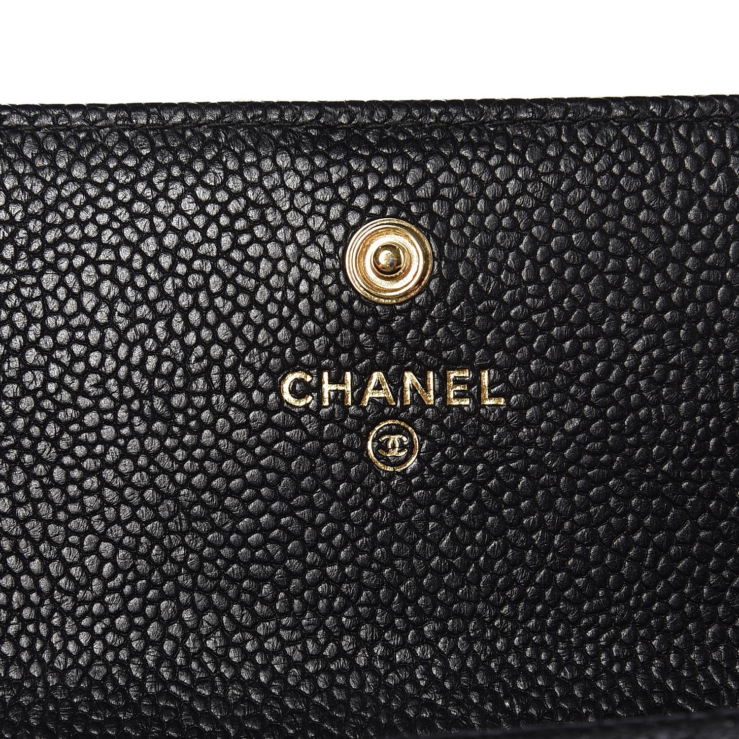 Chanel Caviar Quilted Boy Flap Wallet Black 6 of 8