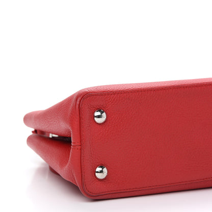 Louis Vuitton Taurillon Capucines MM Rubis 7 of 10