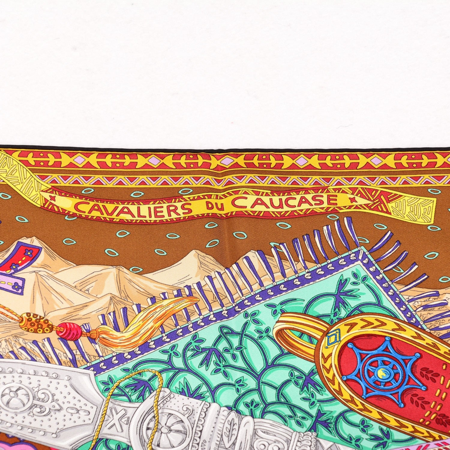 Hermes Silk Cavaliers du Caucase Scarf 90 5 of 8