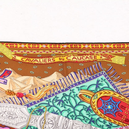 Hermes Silk Cavaliers du Caucase Scarf 90 5 of 8