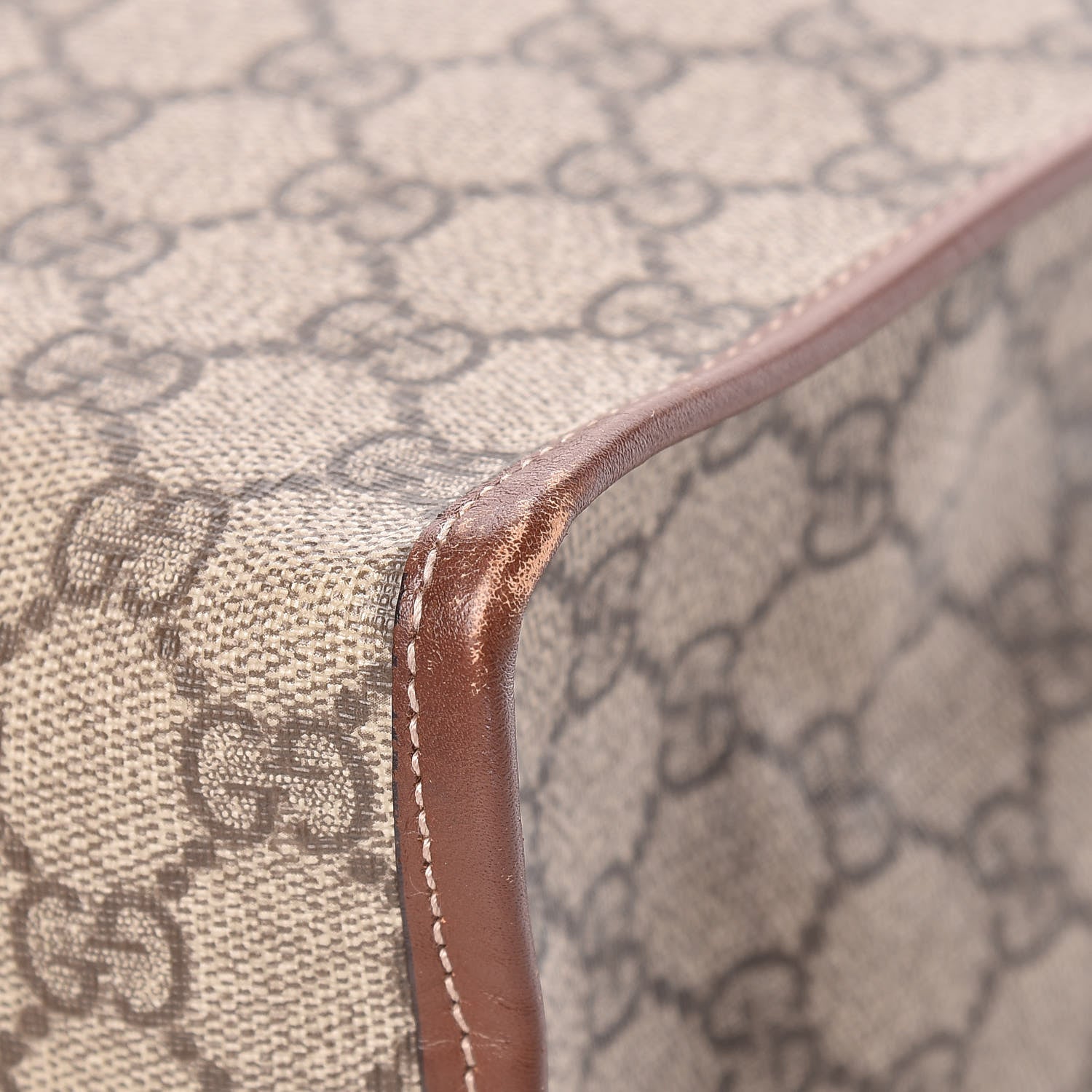 Gucci GG Plus Monogram Small Signature Web Loop Vertical Tote Light Brown 10 of 18