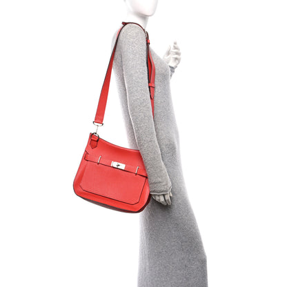 Hermes Taurillon Clemence Jypsiere 31 Rouge Pivoine 2 of 12