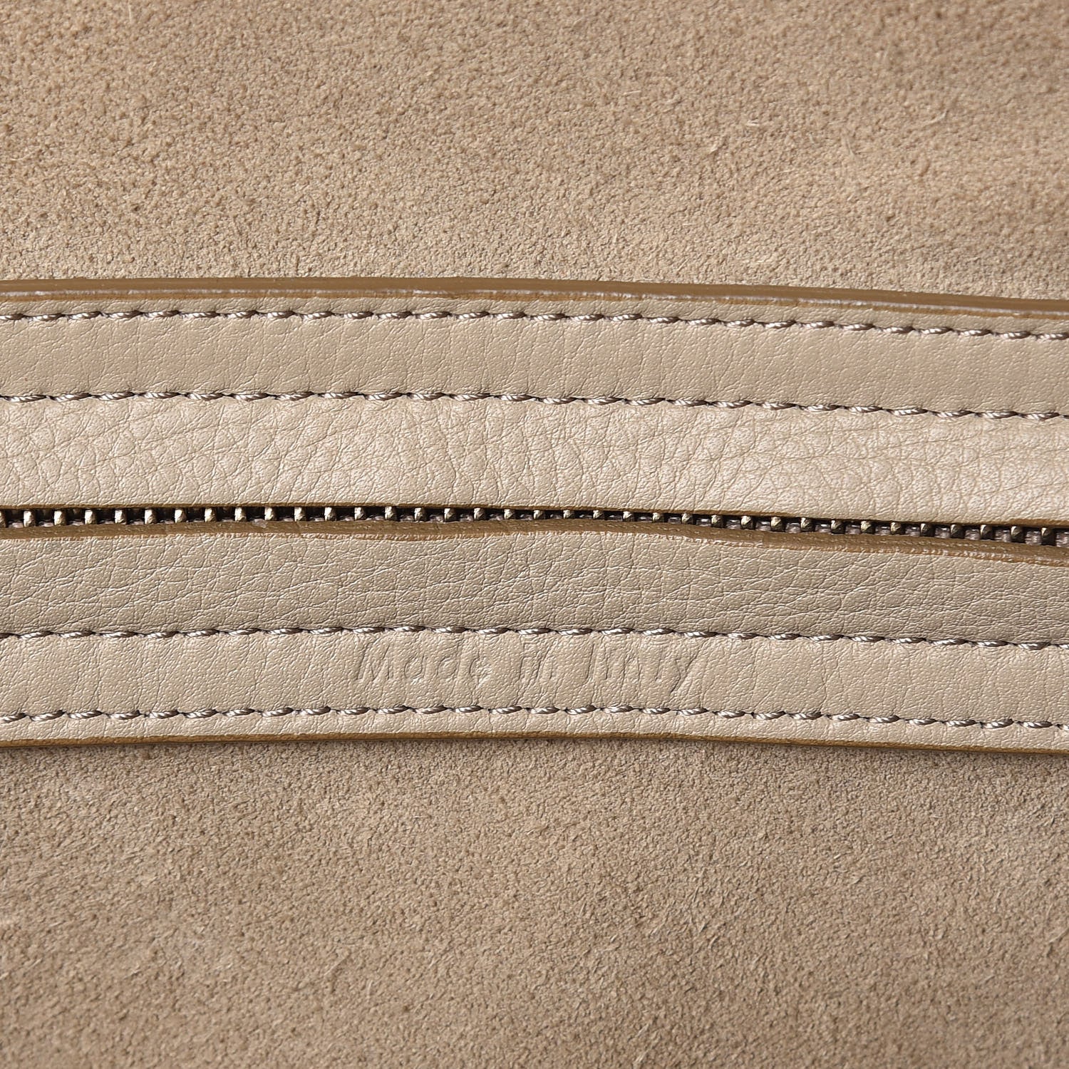 Celine Supple Calfskin Medium Phantom Luggage Beige 6 of 11