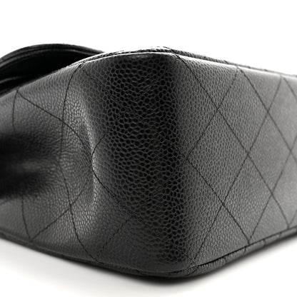 Chanel Caviar Quilted Jumbo Double Flap Black 9 of 12