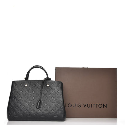 Louis Vuitton Empreinte Montaigne GM Black 9 of 9